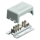 OBO BETTERMANN - 1809 BG piastra equipotenziale piccoli impianti 72x45mm ottone grigio.