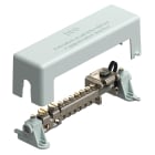 OBO BETTERMANN - Piastra equipotenziale VDE 1801 in Ottone grigio da 217mm.