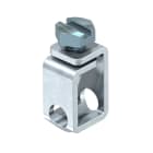 OBO BETTERMANN - Morsetto terminale per piastra equipotenziale 25mm² in acciaio zincato galvanicamente 1801 RK25.