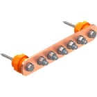 OBO BETTERMANN - 1802 Piastra Equipotenziale BigBar 10 Connessioni 10xM10 in Rame.