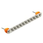 OBO BETTERMANN - 1802 Piastra equipotenziale BigBar / 10 connessioni 10xM10 Acciaio INOX A2 1.4301 VA.