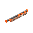 OBO BETTERMANN - 1802 DC 5+1 Piastra Equipotenziale BigBar/5+1 Connessioni CU 5+1 x M10 Rame.