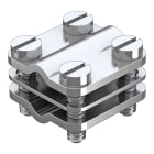 OBO BETTERMANN - Morsetto a clip 4-16mm² tipo parallelo Ottone nichelato.