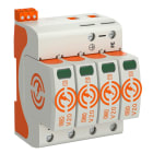 OBO BETTERMANN - Limitatore sovratensione V20-4 poli con FS-280V.