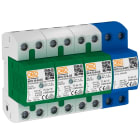 OBO BETTERMANN - Limitatore sovratensione MCD 50-B 3+1-OS impostato con display funzione 255V.
