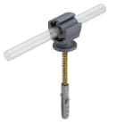 OBO BETTERMANN - Morsetto di fissaggio 20mm Poliammide grigio con vite per legno B-HD20 177