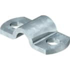 OBO BETTERMANN - Morsetto zincato a caldo per immersione 43mm, resistente e robusto, ideale per fissare tubi e supporti.