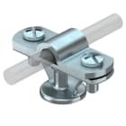 OBO BETTERMANN - Morsetto di fissaggio Z8-10 in zinco pressofuso zincato galvanicamente.