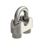 OBO BETTERMANN - Morsetto per cavo metallico 5mm Acciaio INOX A4 1.4401 non trattato ulteriore trattamento 947.