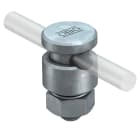 OBO BETTERMANN - Morsetto di fissaggio per conduttore tondo 8-10mm in acciaio zincato a caldo per immersione.