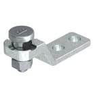 OBO BETTERMANN - Morsetto di fissaggio DIN-FT con cinghia di collegamento 8-10mm in acciaio zincato a caldo.