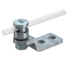 OBO BETTERMANN - Morsetto di fissaggio con cinghia di collegamento 8-10mm in acciaio zincato a caldo per immersione.