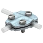 OBO BETTERMANN - 247 8-10 FT Connettore a T Acciaio zincato caldo per immersione