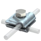OBO BETTERMANN - Morsetto universale variabile zincato a caldo per immersione 40x40mm, codice 249B ST.