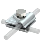 OBO BETTERMANN - Morsetto universale variabile in alluminio 44x44mm, codice 249B.