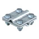 OBO BETTERMANN - Morsetto a croce tondo/tondo zincato a caldo per immersione senza piastra separazione 8-10mm 253 S3 FT.