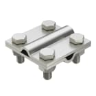 OBO BETTERMANN - Morsetto a croce tondo/tondo senza piastra separazione 8-10mm Acciaio INOX A4 1.4401 253 S3 V4A.
