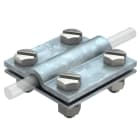 OBO BETTERMANN - Morsetto a croce 8-10mm in acciaio zincato per immersione FT 252 XFL30.