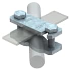OBO BETTERMANN - Morsetto diagonale 88x30x45 in acciaio zincato a caldo per immersione.