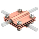 OBO BETTERMANN - Morsetto a croce DIN 8-10mm per conduttori in rame.