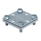 OBO BETTERMANN - Morsetto a croce 30mm in acciaio zincato a caldo per immersione.
