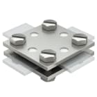 OBO BETTERMANN - Morsetto a croce piatto/piatto senza piastra separazione 30mm Acciaio, INOX A4 1.4401 256 S6 V4A.