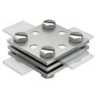 OBO BETTERMANN - Morsetto a croce 30mm Acciaio INOX A4 1.4571 DIN 256 V4A.