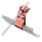 OBO BETTERMANN - Morsetto bimetallico 8mm per saltagronda in acciaio zincato a caldo per immersione 262 ZM. 5316170