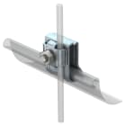 OBO BETTERMANN - Morsetto saltagronda con molla 2x8mm in acciaio zincato per immersione RK-FIX.
