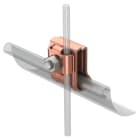 OBO BETTERMANN - Morsetto saltagronda con molla 2x8 / 2x6mm in Acciaio INOX A2 1.4301 ramato RK-FIX CU.