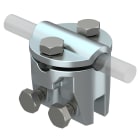 OBO BETTERMANN - Morsetto di fissaggio 8-10mm in zinco pressofuso galvanizzato per fissaggio.