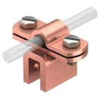 OBO BETTERMANN - Morsetto di fissaggio 8-10mm in rame per conduttori da 270 CU.