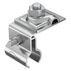 OBO BETTERMANN - Morsetto di fissaggio RSF 249 per passaggio cavi 8-10mm in Acciaio INOX A2 1.4301.