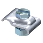 OBO BETTERMANN - Morsetto S-FT 324 con vite M8x25mm in Acciaio zincato a caldo per immersione.