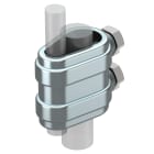 OBO BETTERMANN - Morsetto sezionamento aperto 8-10mmx16 in zinco pressofuso galvanizzato DIN 223 O.