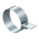 OBO BETTERMANN - Supporto pluviale DIN-90 in acciaio zincato a caldo, diametro 90mm in continuo.
