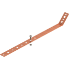 OBO BETTERMANN - Supporto pluviale regolabile 301 V-CU 420mm Rame.