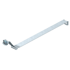 OBO BETTERMANN - Supporto pluviale con scanalatura 120mm in acciaio zincato continuo 301 S-120.