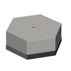 OBO BETTERMANN - 101 base calcestruzzo per asta captazione + filetto M16.