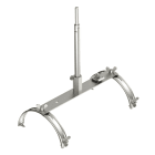 OBO BETTERMANN - Supporto asta captazione per colmo 1m in acciaio inox A2 1.4301 F-FIX-132-300.