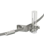 OBO BETTERMANN - Iscon HS VA supporto fascia tensionatore per conduttore Ø23mm Acciaio, INOX A2 1.4301 nero.