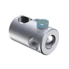 OBO BETTERMANN - Connettore a T per aste in GFK da 16mm in alluminio.