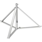 OBO BETTERMANN - Supporto treppiede con uscita laterale per conduttore ISFANG, interno 1,7x1,9m in Acciaio INOX A2 1.4301.