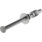 OBO BETTERMANN - Asta filettata per supporto cemento FangFix 270mm Acciaio INOX A2 1.4301 ISFANG 3B-G1.