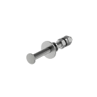 OBO BETTERMANN - Asta filettata per supporto cemento FangFix 340mm Acciaio INOX A2 1.4301 ISFANG 3B-G2.