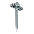 OBO BETTERMANN - 112 DIN-100 Supporto Asta 16mm Acciaio Zincato a Caldo.