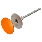 OBO BETTERMANN - 205 DG L180 V4A Punto fisso di messa a terra e doppia filettatura M10/M12 Acciaio, INOX A4 1.4404.