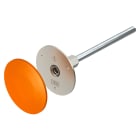 OBO BETTERMANN - 205 DG L180 FT Punto fisso di messa a terra e doppia filettatura M10/M12 in acciaio zincato a caldo per immersione.