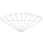 OBO BETTERMANN - Curva 90 grigliata per passerella in acciaio zincato galvanizzato 55x500.