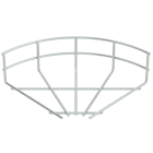 OBO BETTERMANN - Curva 90 grigliata per passerella 55x150 in Acciaio zincato galvanicamente.